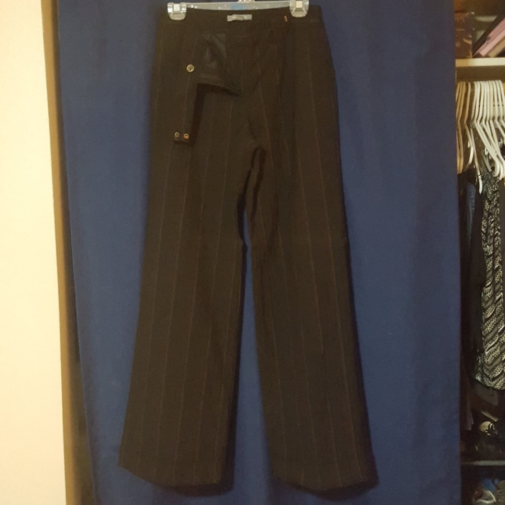 Donated.-Black pin stripe Ann Taylor pants